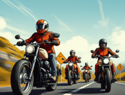 Panduan Touring Aman Bersama Komunitas Motor